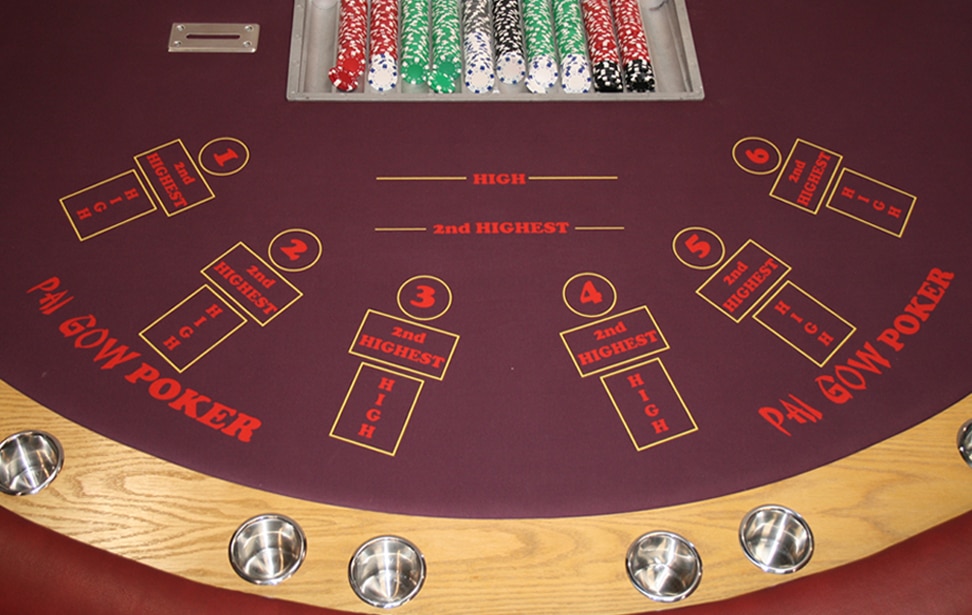 pai gow poker table