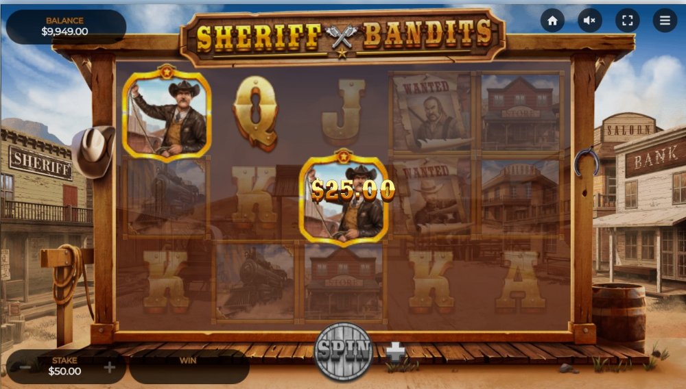 sheriff vs bandits slot