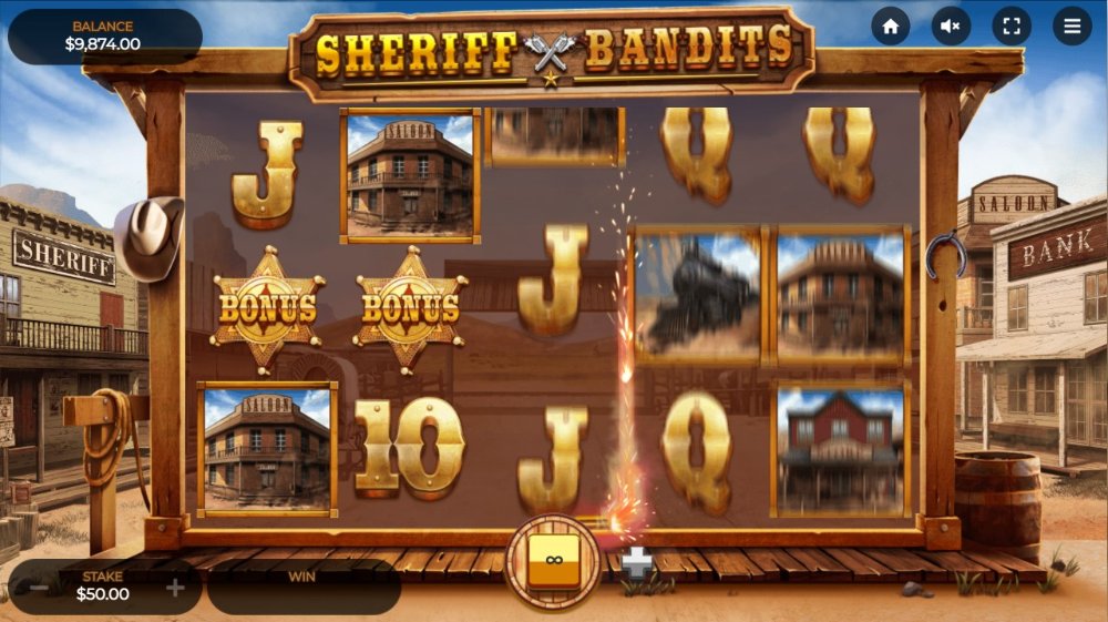 sheriff vs bandits slot