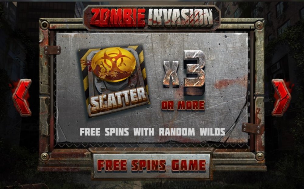 zombie invasion slot