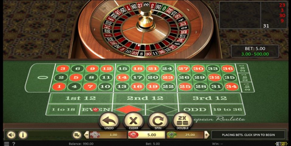 Betsoft VIP European Roulette