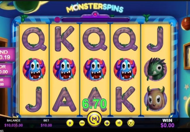 monster spins slots