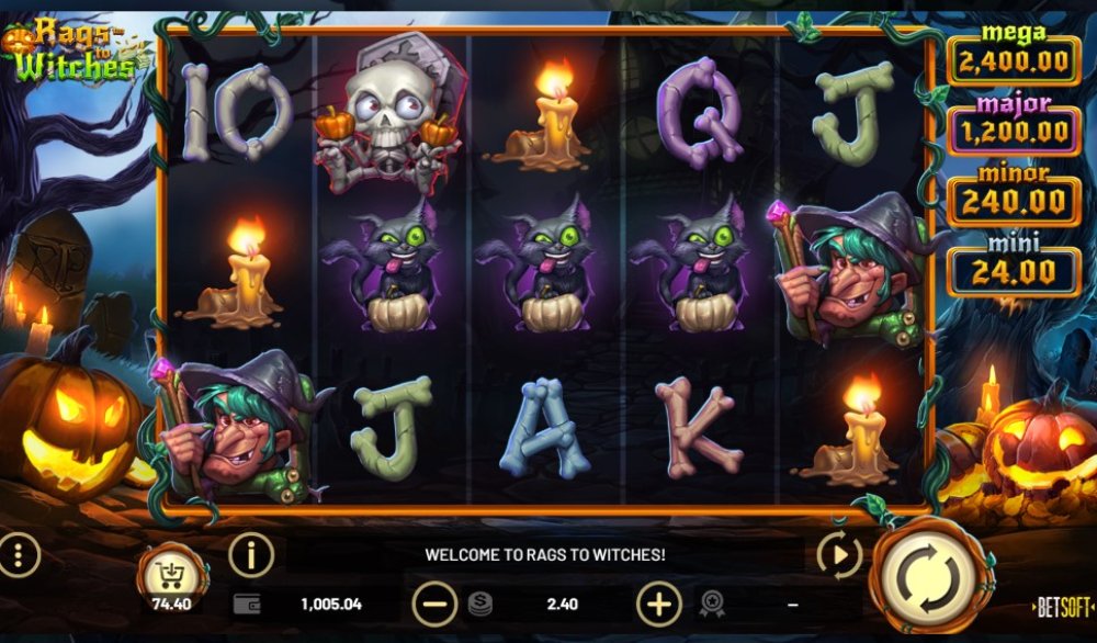 rags to witches slot