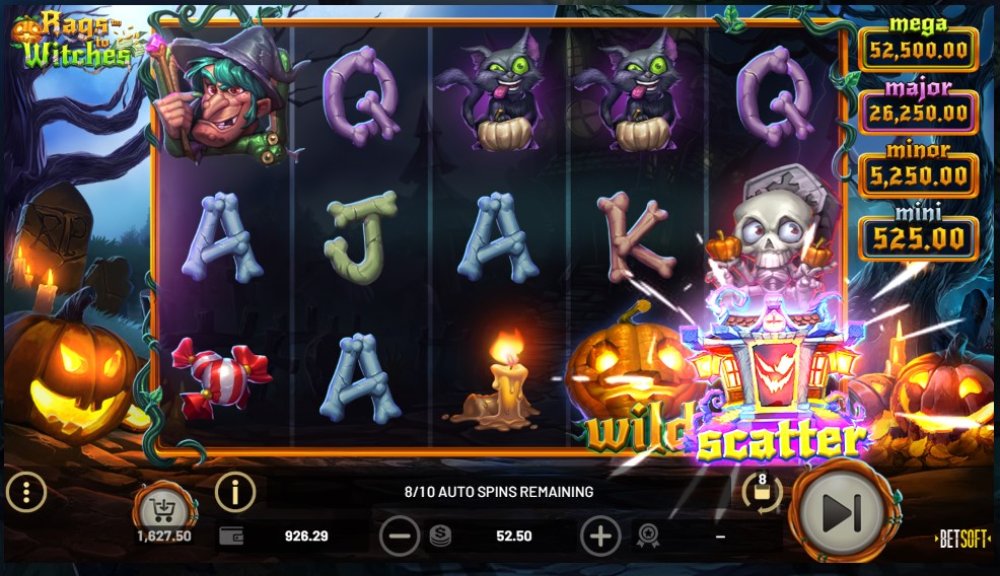 rags to witches slot