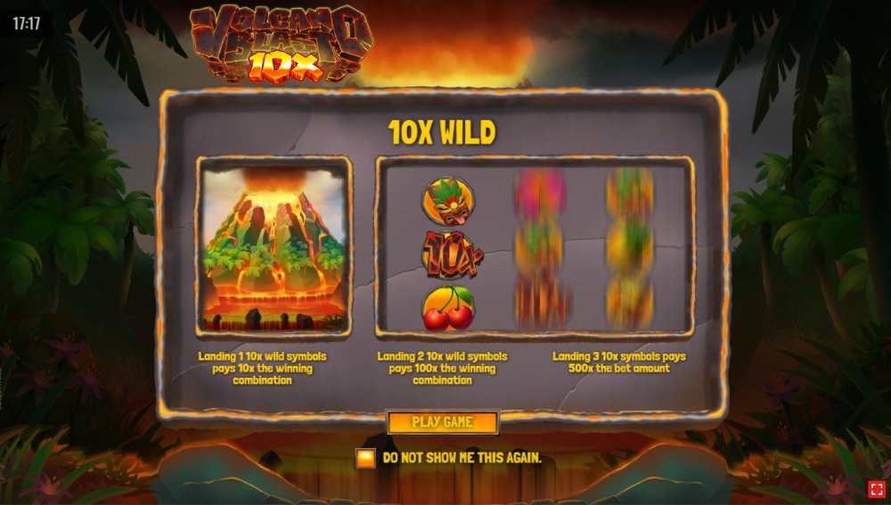 volcano blast 10x slot 