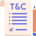 terms conditions icon