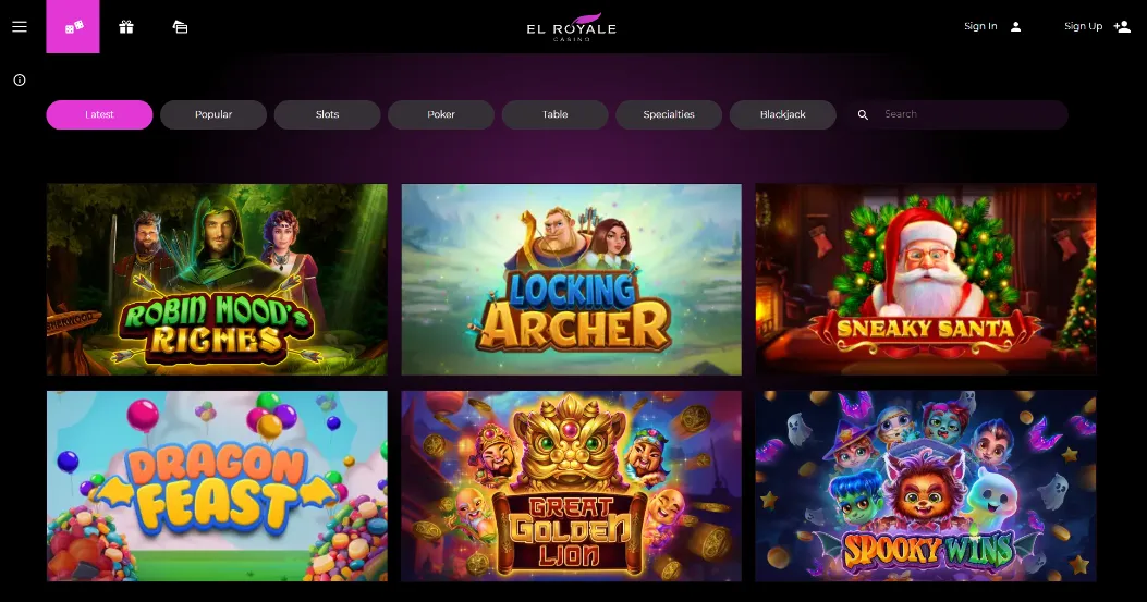 el royale casino games