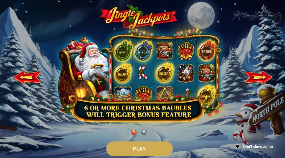 jingle jackpots features