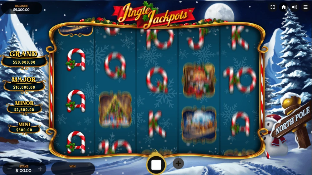 jingle jackpots spin