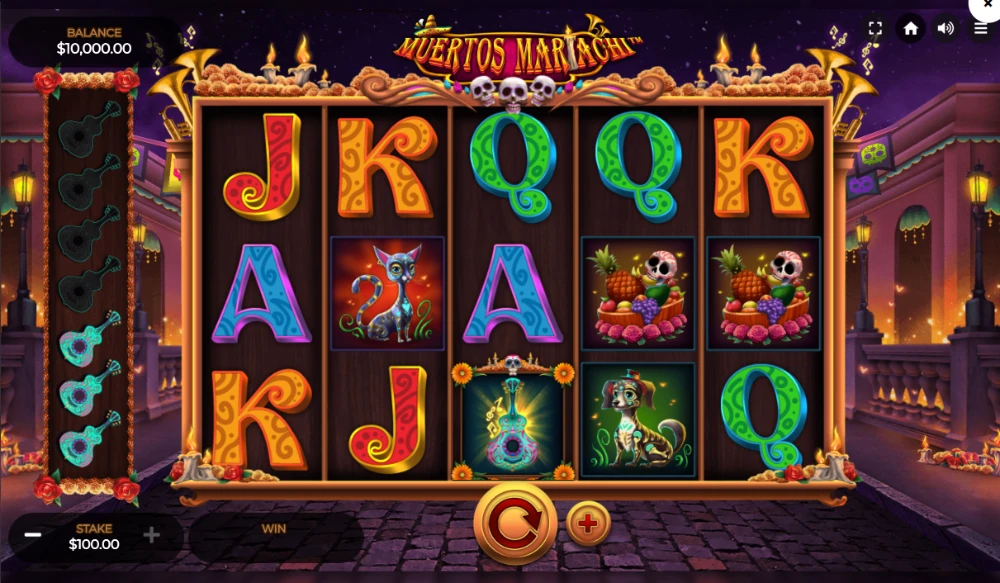 muertos mariachi slot game