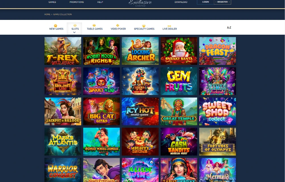 exclusive casino games