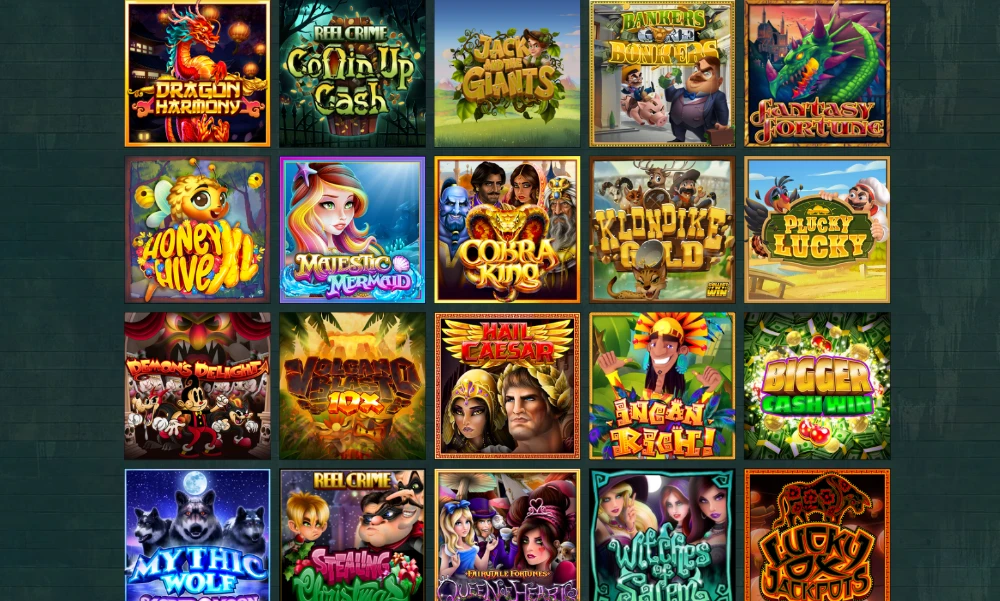 irish luck casino games