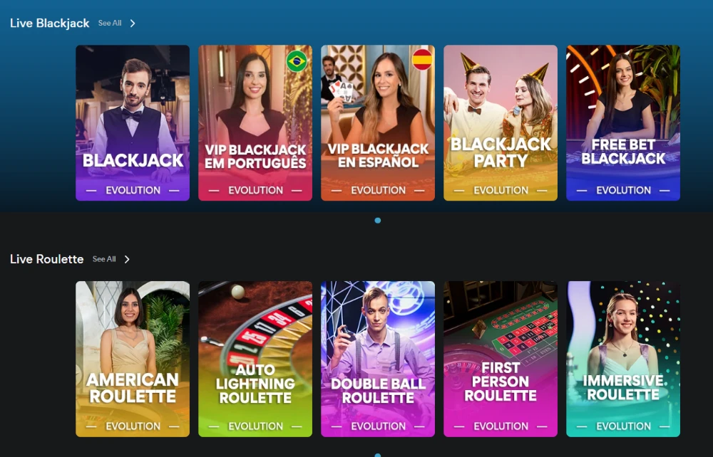 jazz casino live games