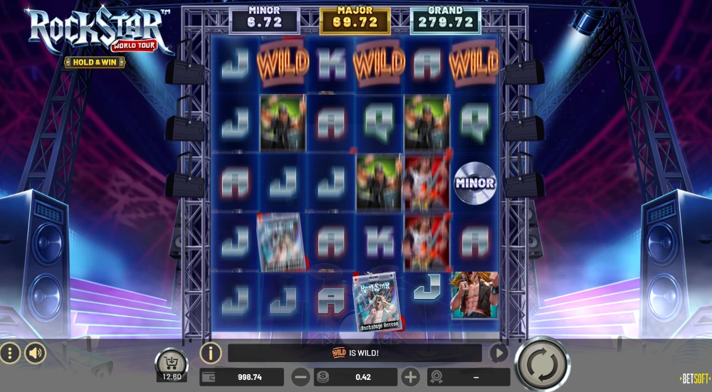 rockstar slot spinning