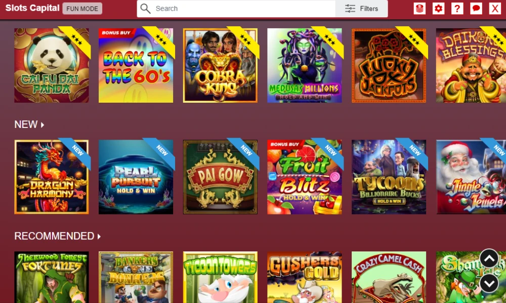 slots capital casino games