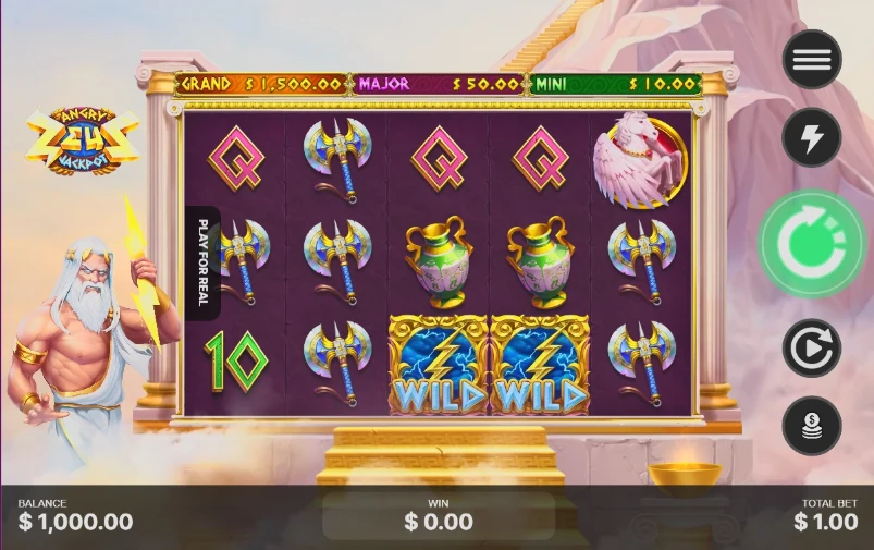 Angry Zeus Jackpot Slot