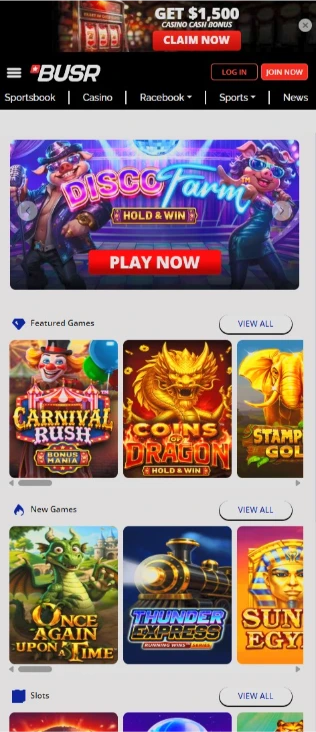 BUSR Mobile Browser Interface