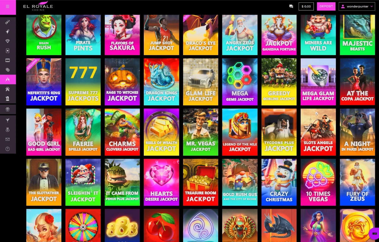 El Royale High Variance Jackpot Slots