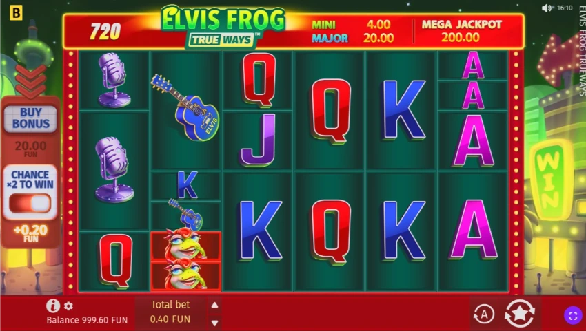 Elvis Frog Trueways Slot