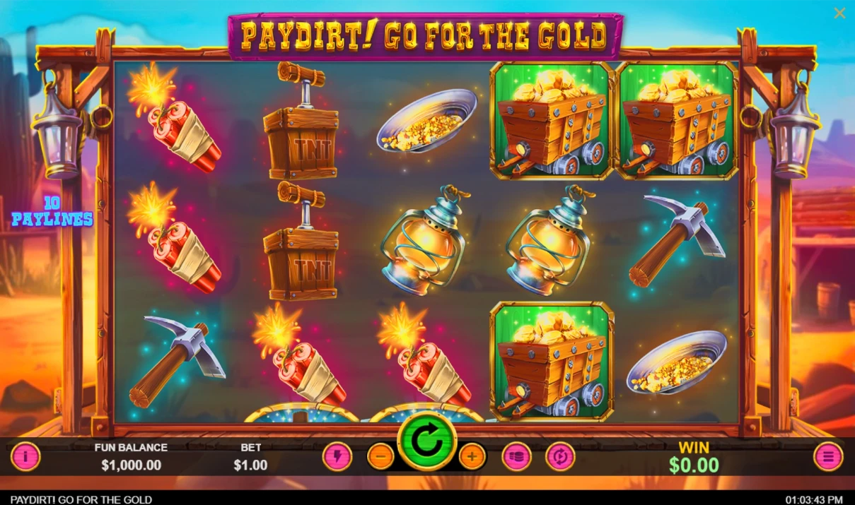 Pay Dirt RTG Slot Screenshot