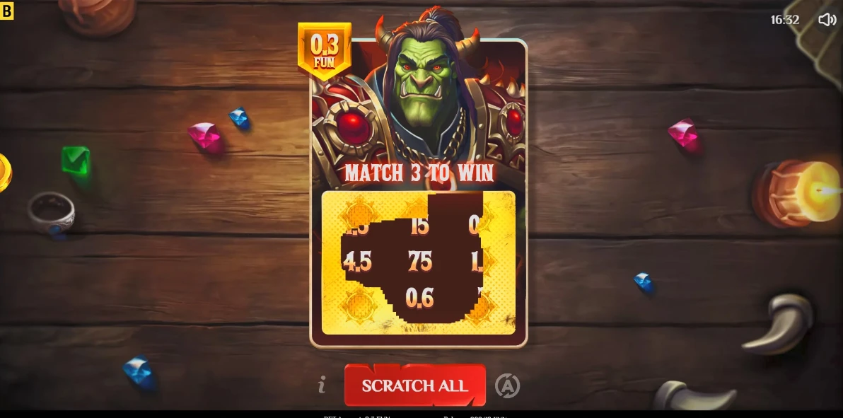 BGaming Scratch Card Reveal
