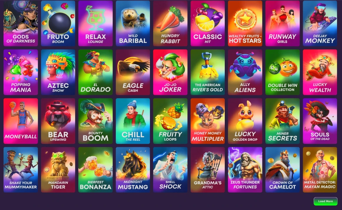Shazam Casino Expanded Slots Catalog