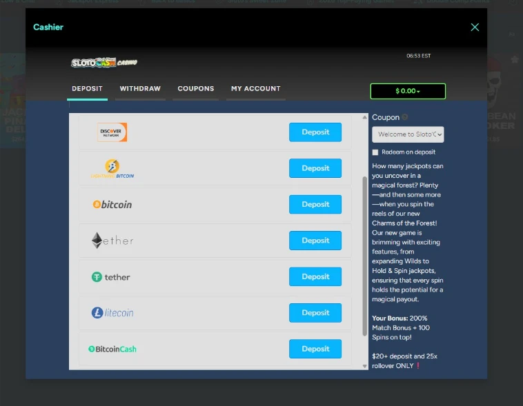 Sloto Cash Verified Deposit Portal 2026