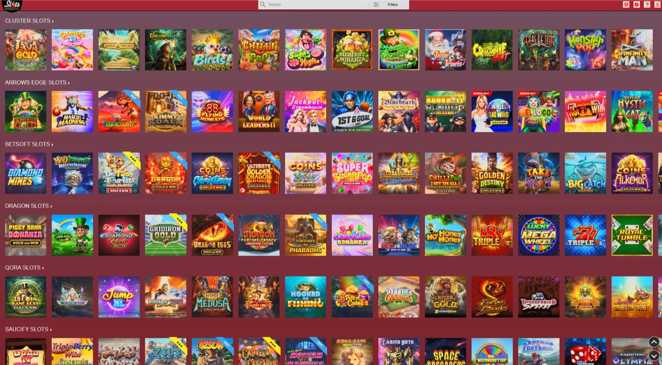 Slots Capital Games Filtered by Brand