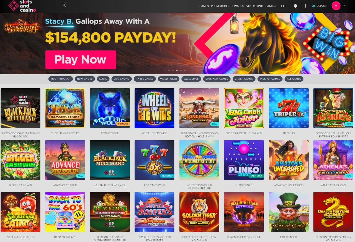 SlotsandCasino Digital Slot Floor