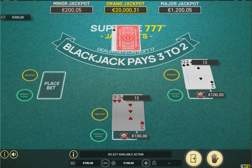 Supreme 777 Jackpots Blackjack