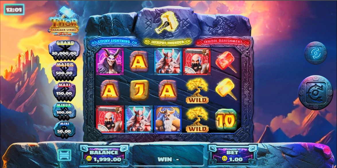 Thor Hammer Strike Slot