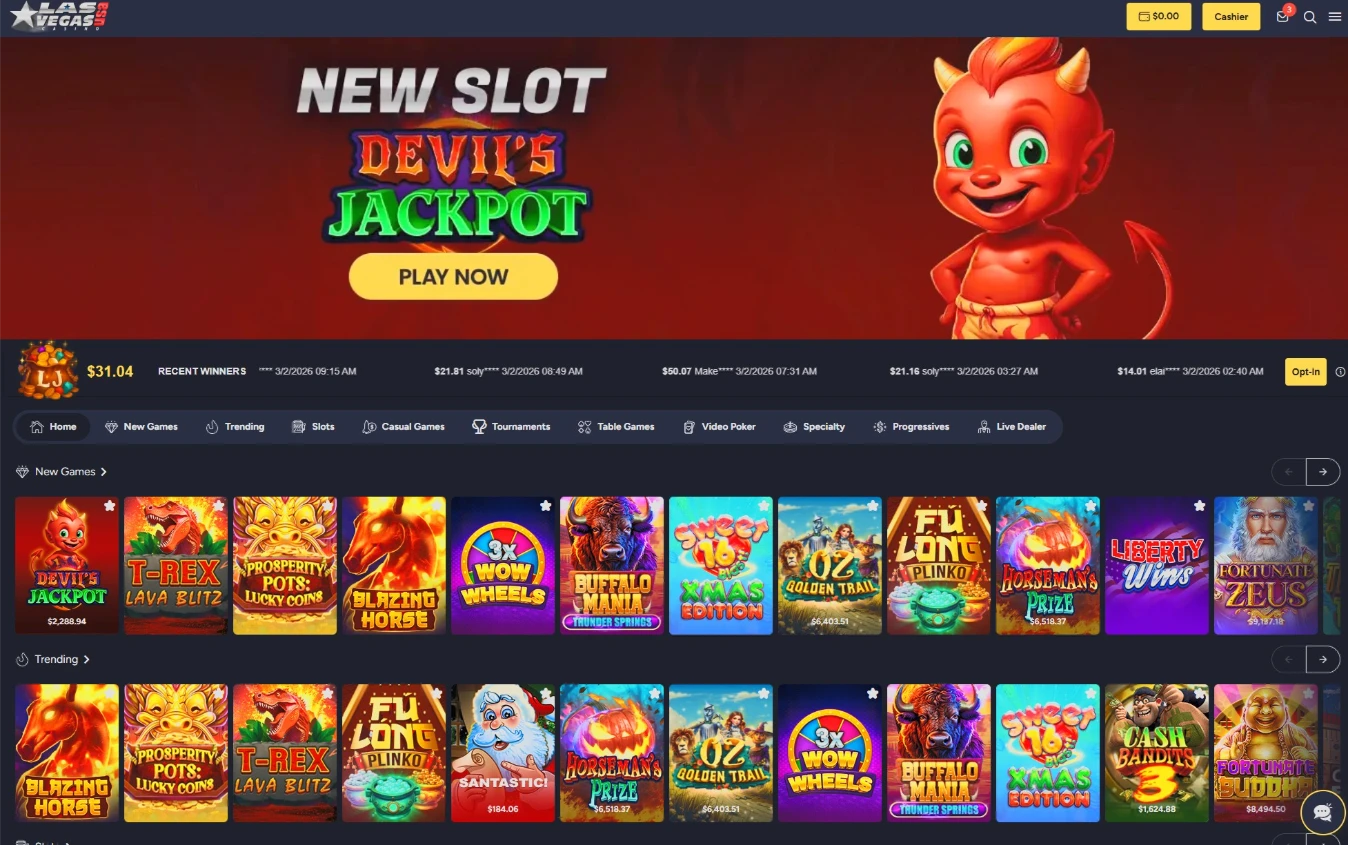 Las Vegas USA Main Casino Lobby