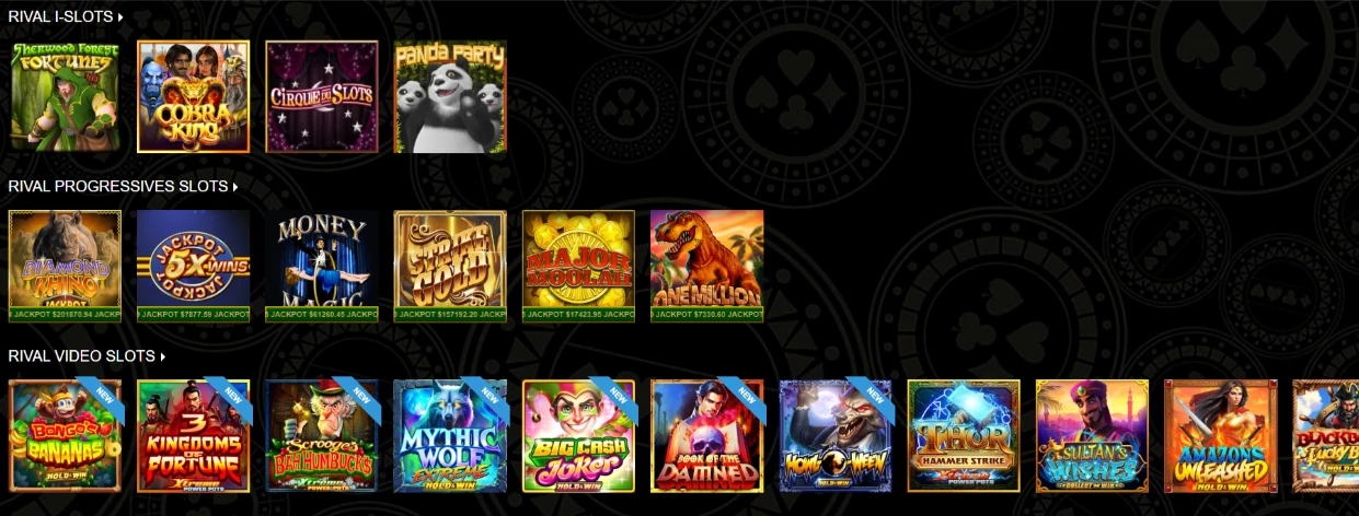Slotgard Casino Rival Games Collection