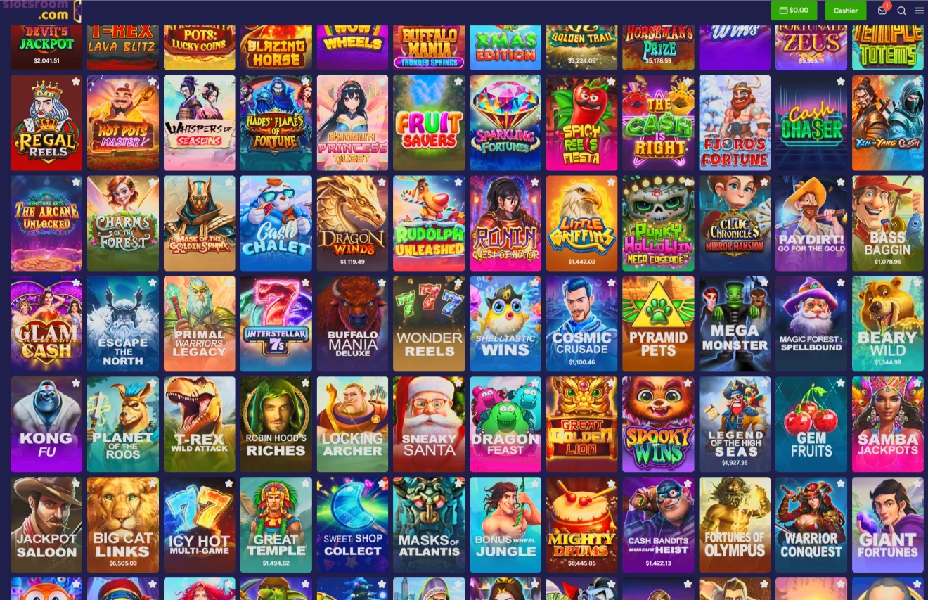 SlotsRoom Digital Reels