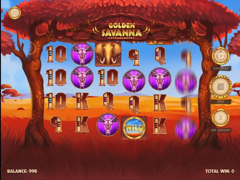 golden savanaah slot