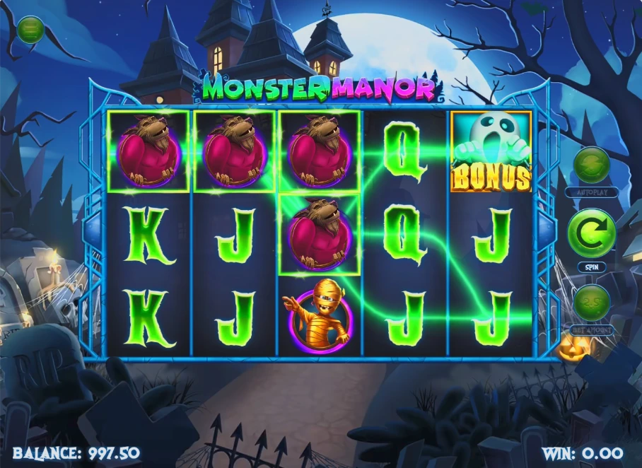 monster manor slot
