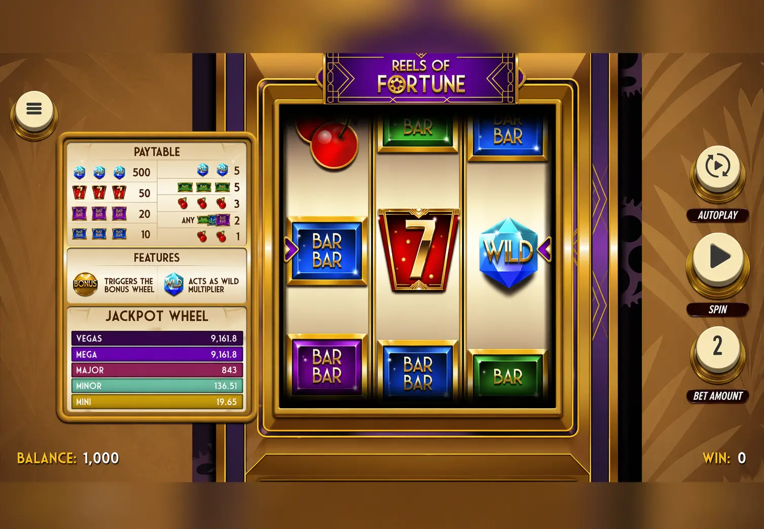 reels of fortune slot