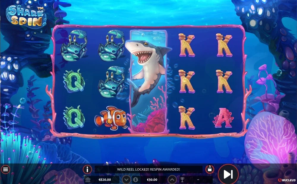 shark spin slot