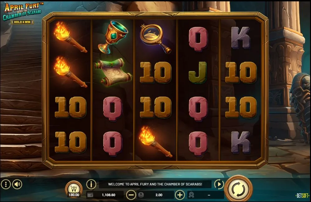 April Fury and the Chamber of Scarabs Slot