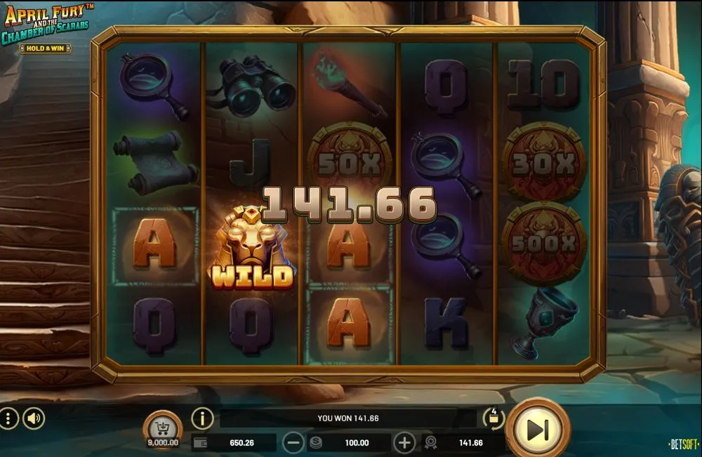 April Fury and the Chamber of Scarabs Slot